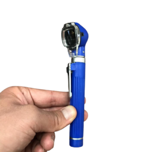اتوسکوپ فایبر اپتیک پاکستانی آبی رنگ+یک لامپ اضافه